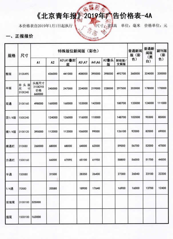 北京青年报广告投放价钱-百乐博